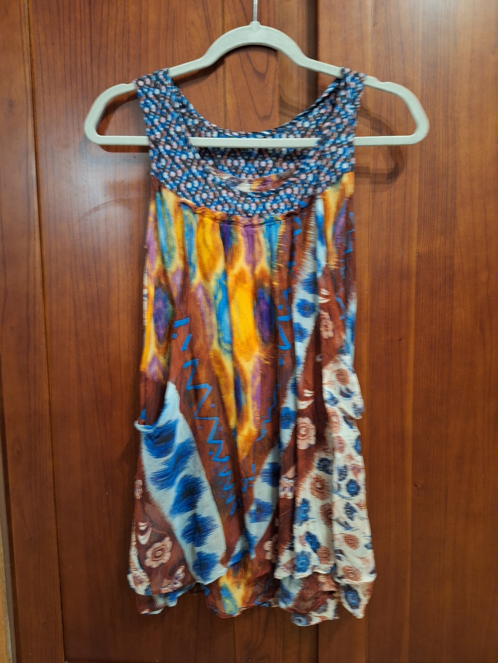 United Colors Of Benetton Multicolor Patterned Mini Dress